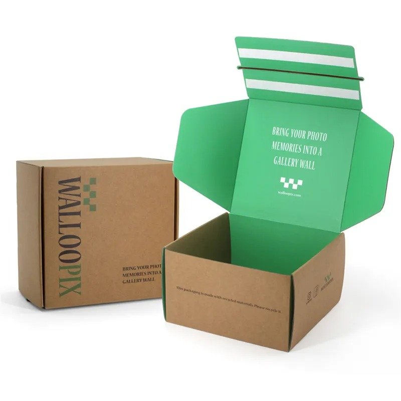 Wholesale Custom Full Color Printed E Flute Cardboard Corrugated Shipper Tuck Top Mailing Box Hot Sauce Bottle Packaging Box