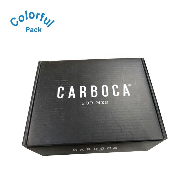 Eco-friendly Custom Logo Black Clothing Mailer Shipping Packaging Paper Box Cosmetic Gift Cardboard Kraft Paper Boxes