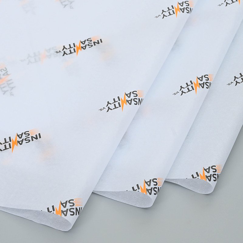 Factory Directly Sale Transparent Wrapping Paper For Gift Packaging Tissue Paper Custom Logo White Package For Clothing