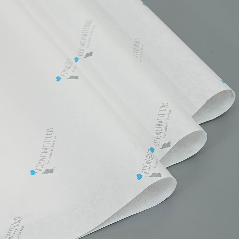 Factory Directly Sale Transparent Wrapping Paper For Gift Packaging Tissue Paper Custom Logo White Package For Clothing