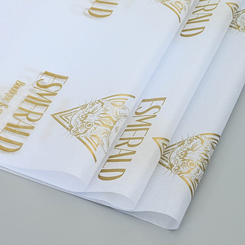 Factory Directly Sale Transparent Wrapping Paper For Gift Packaging Tissue Paper Custom Logo White Package For Clothing