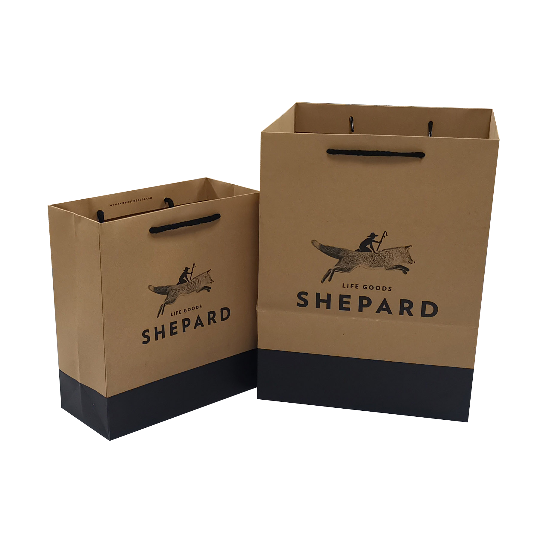 China Competitive Price Elegant Customized Brand Logo Shopping Packaging paper bag Paper Gift Bags With Ribbon Handles