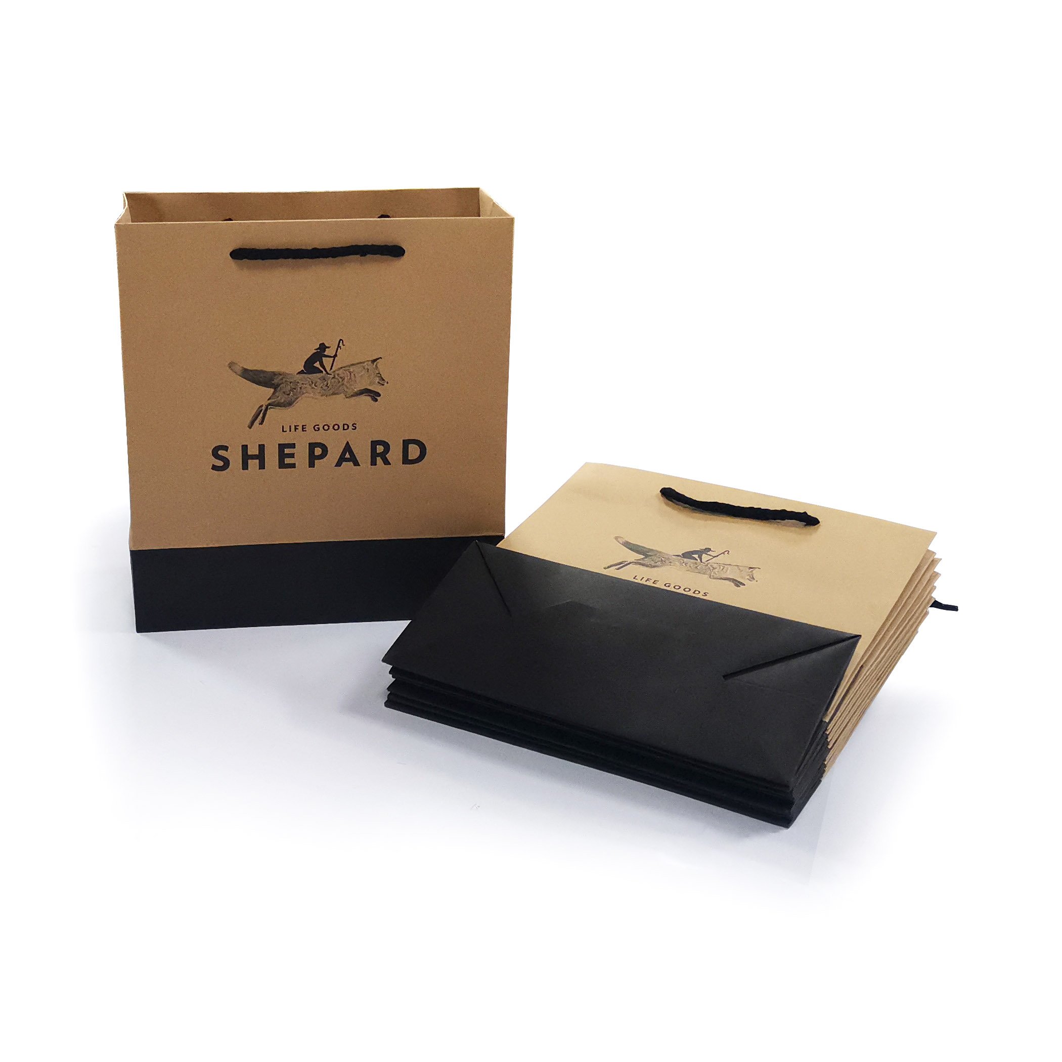 China Competitive Price Elegant Customized Brand Logo Shopping Packaging paper bag Paper Gift Bags With Ribbon Handles