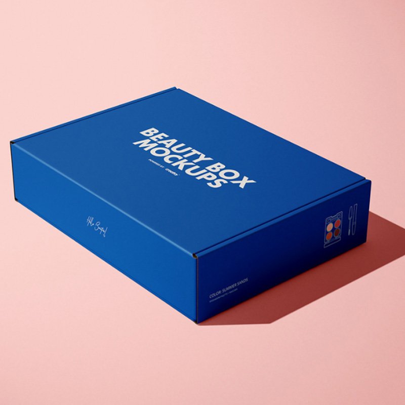 factory custom size logo pillow mailing packaging box paper cardboard folding gift carton