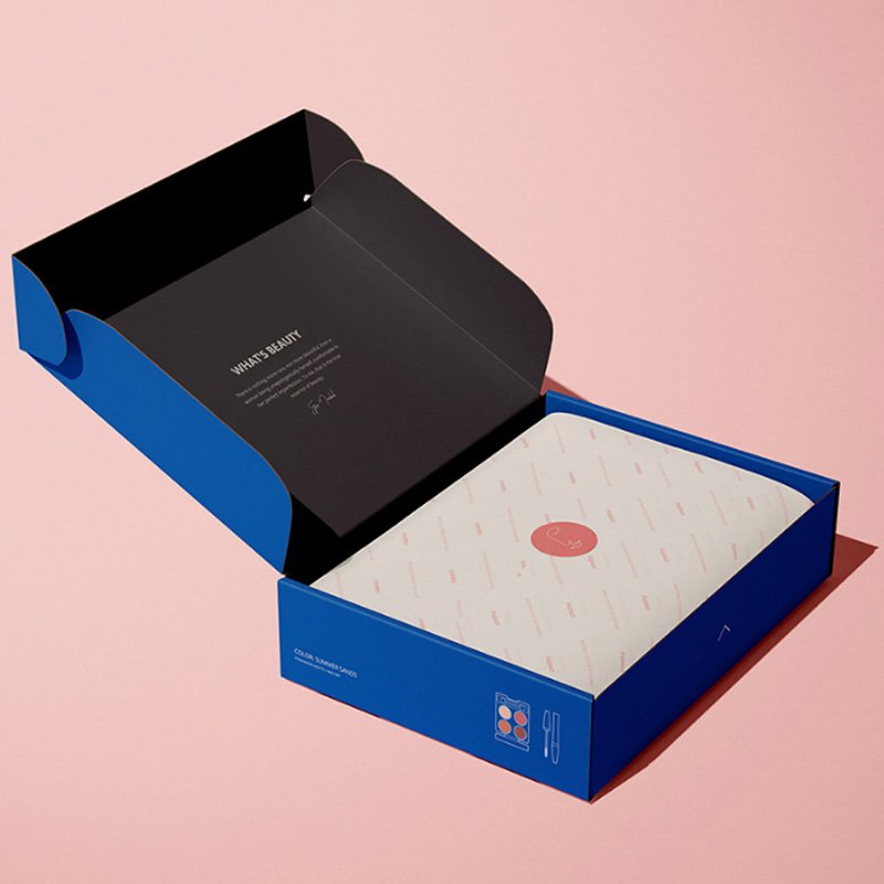 factory custom size logo pillow mailing packaging box paper cardboard folding gift carton