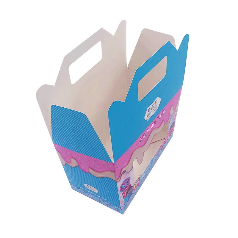 Angelol Hanger Paper Packaging Boxes With Custom CMYK Offset Printing Auto Lock Bottom Candle Box