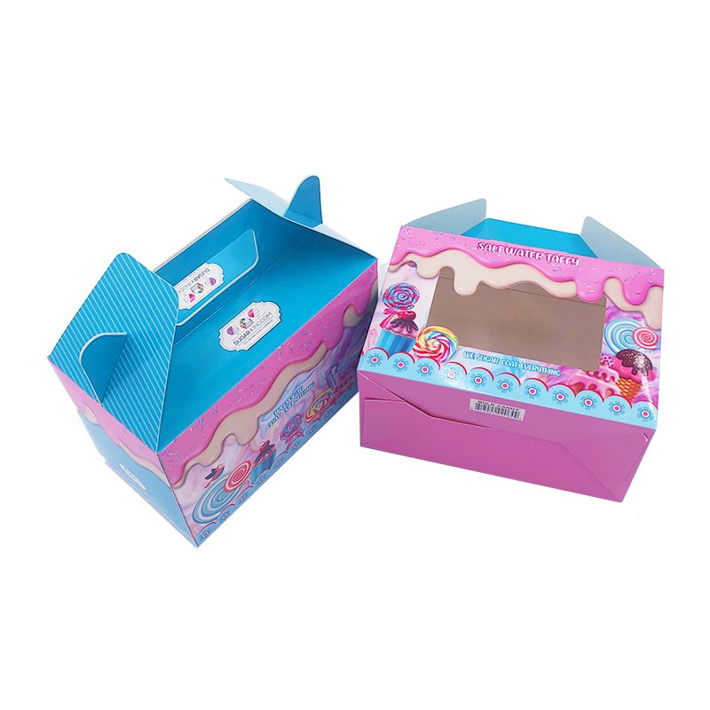 Angelol Hanger Paper Packaging Boxes With Custom CMYK Offset Printing Auto Lock Bottom Candle Box