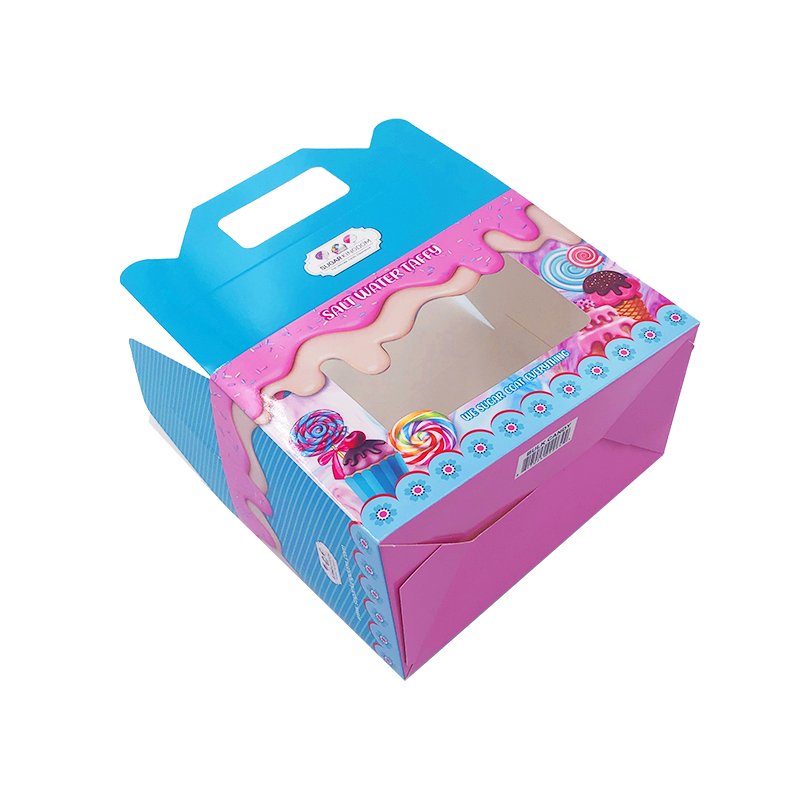 Angelol Hanger Paper Packaging Boxes With Custom CMYK Offset Printing Auto Lock Bottom Candle Box