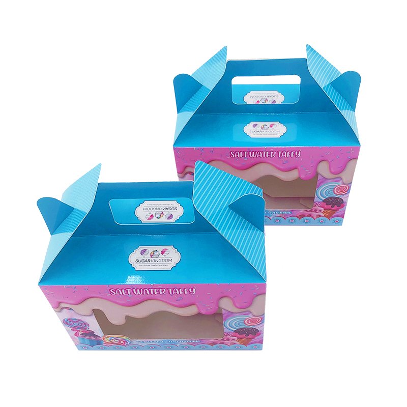 Angelol Hanger Paper Packaging Boxes With Custom CMYK Offset Printing Auto Lock Bottom Candle Box