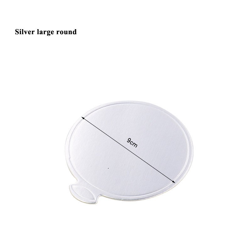 custom wholesale disposable food grade silver round papercard