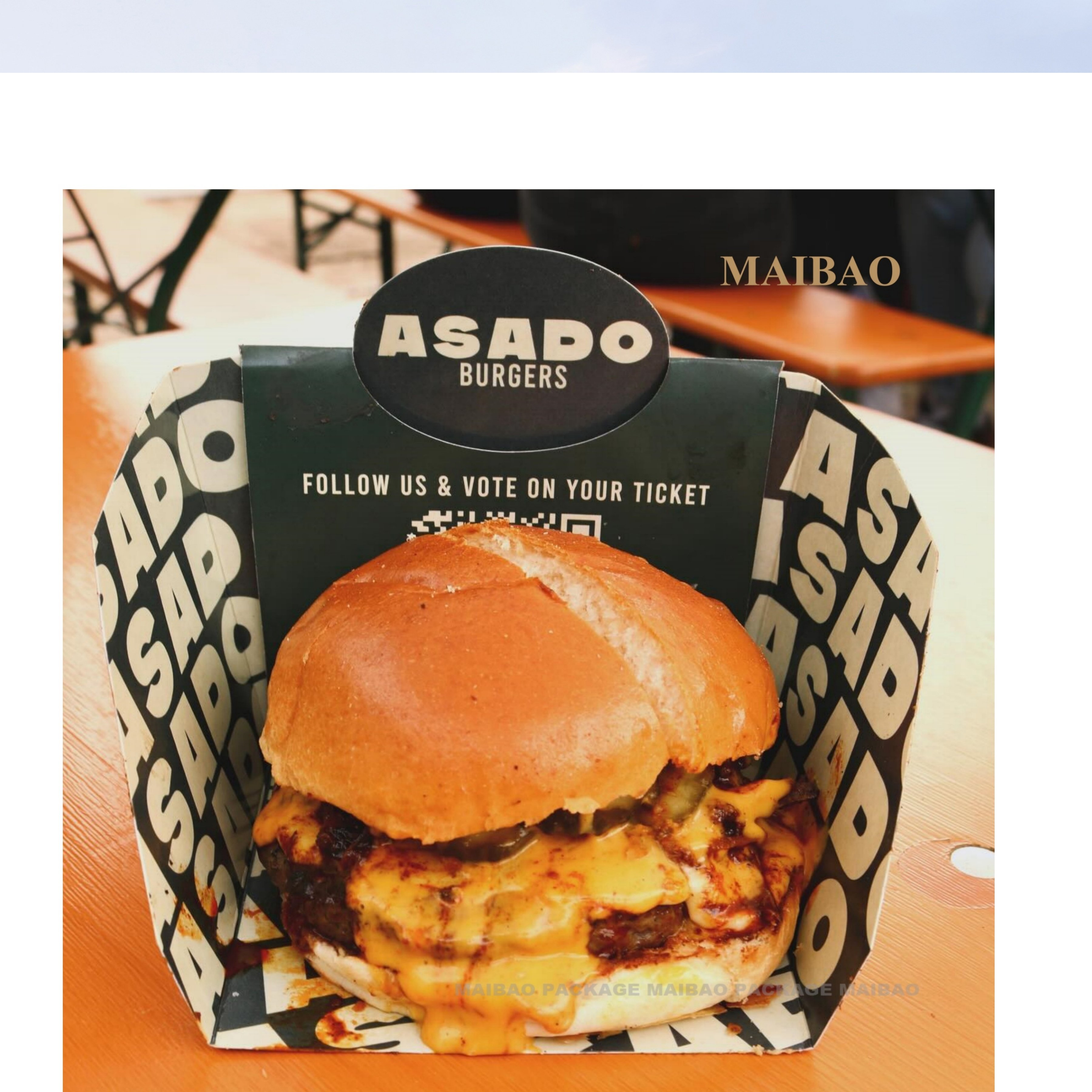 Disposable Kraft Paper Tray Take-away Fried Chicken Chips Food Gold Foil Printed Trayclamshell Packaging Take-away Foods
