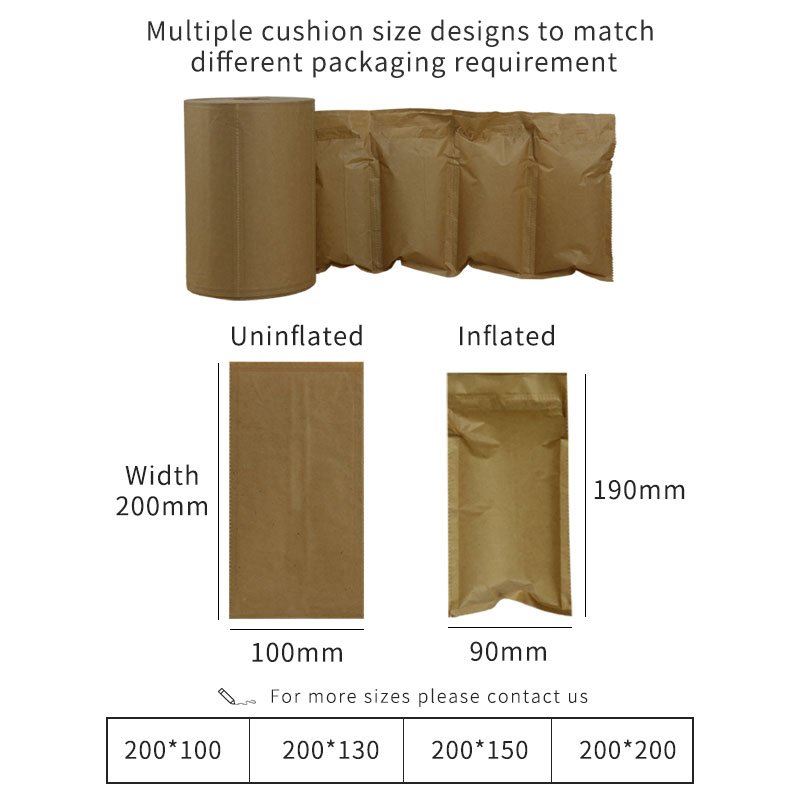 MINI AIR Eco Friendly 100% Biodegradable Kraft Paper Air Pillows Cushion Roll