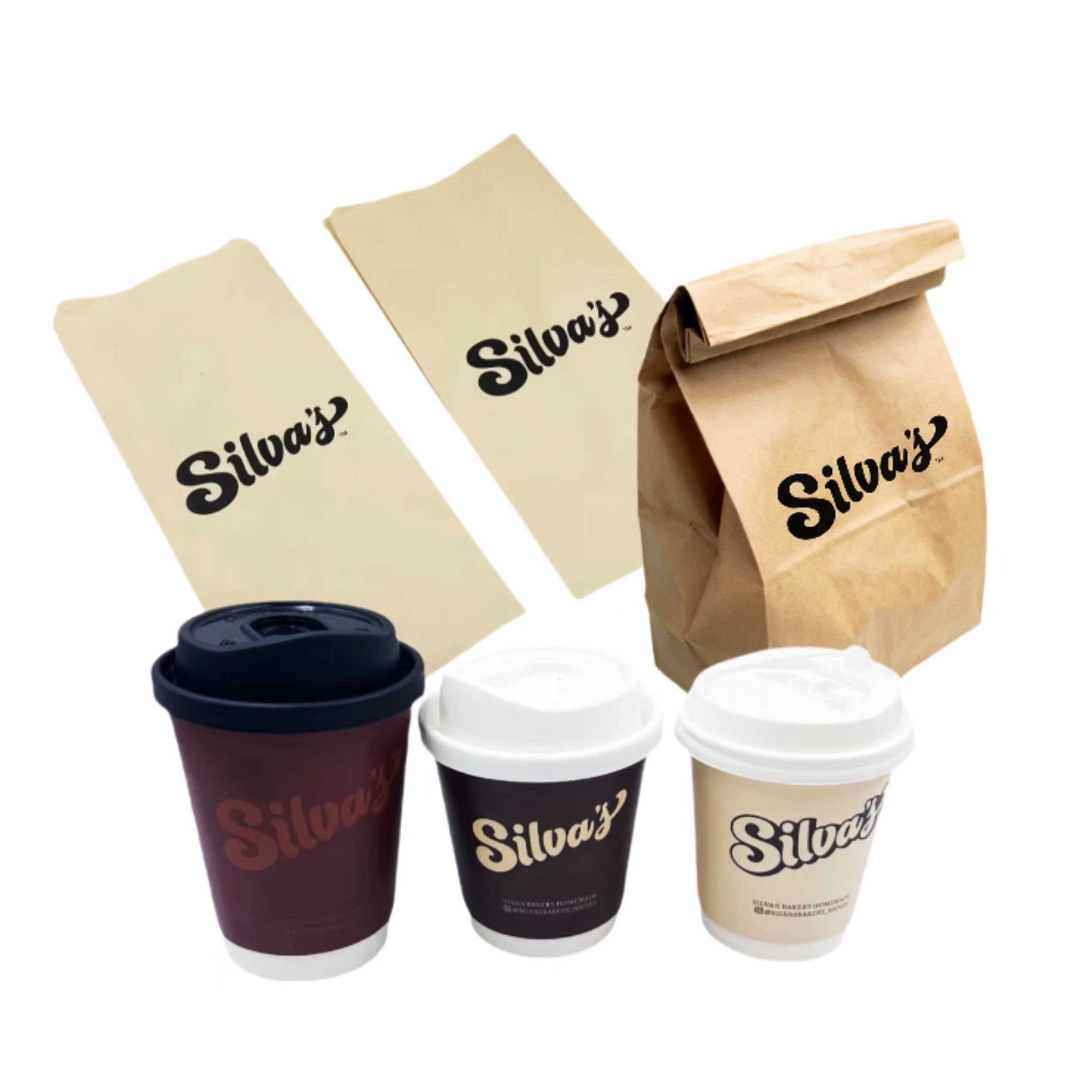 White Greaseproof Paper Sandwich Bag Double Open Food Wrapping Street Food Paper Bags Tortilla Packaging Bags with Custom Logo