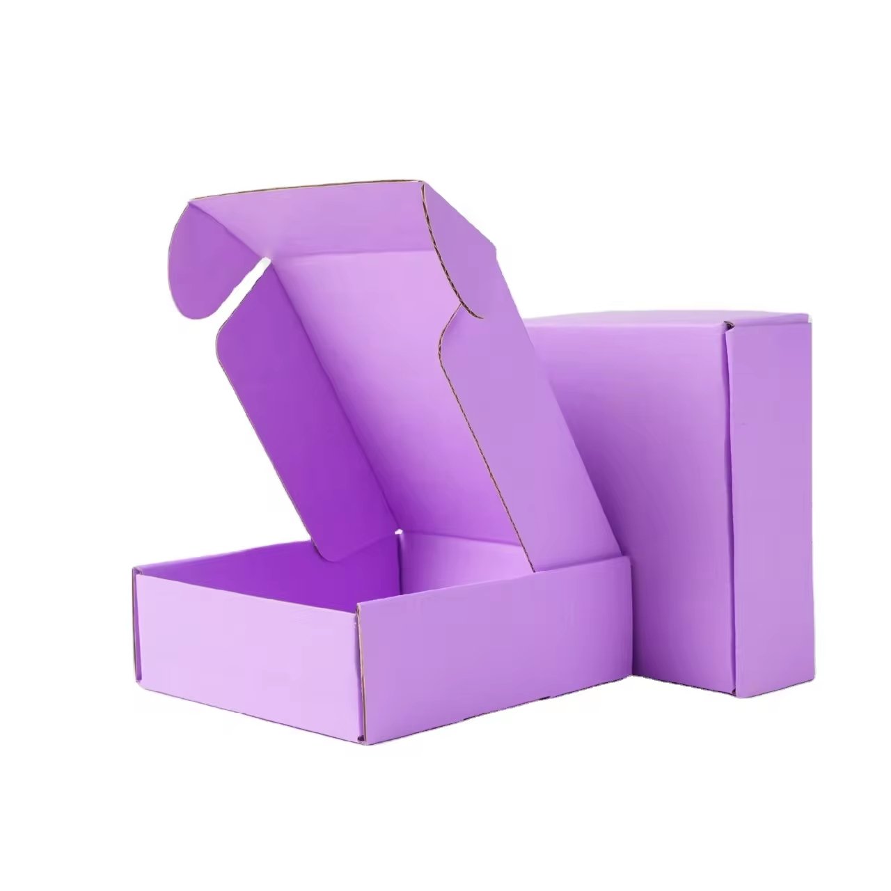 Custom Logo Pink Corrugated Mailer Boxes Cardboard Paper Packaging Boxes Mailing Postal Shipping Boxes