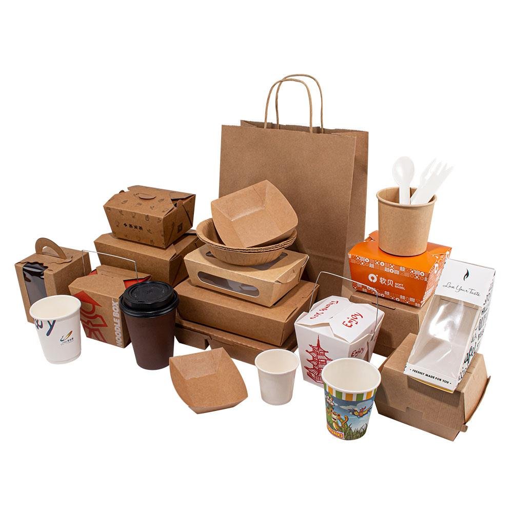 Wholesale Fried Chicken Boxes Meal Chicken Wings Box Custom Fast Food Takeaway French Fries Packaging Nuggets Boxes