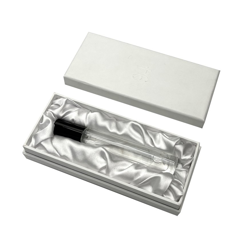 Luxury Design two pieces lid and tray Handmaking Empty Perfume Gift Box Packaging with logo