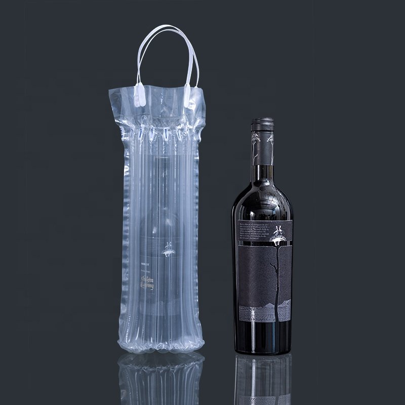 Red wine hand-held air column bag packaging cushioning bubble column inflatable bag air column anti drop packaging bag