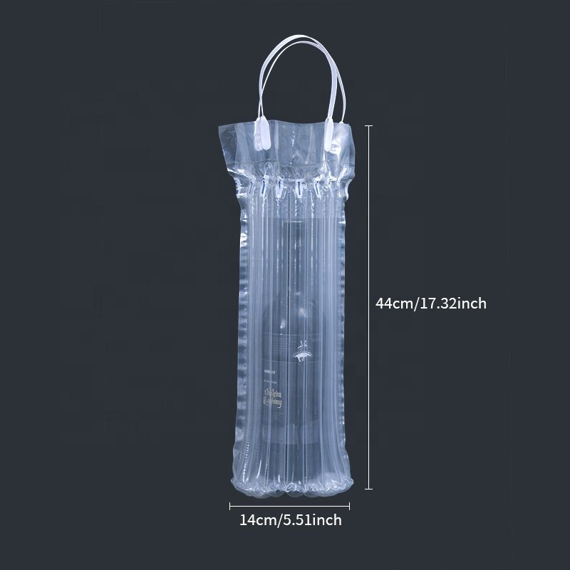 Red wine hand-held air column bag packaging cushioning bubble column inflatable bag air column anti drop packaging bag