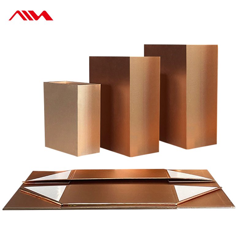 Corrugated Satin Wig Custom Logo Packaging Hair Extension Box With Ribbon Magnetic Gift Box