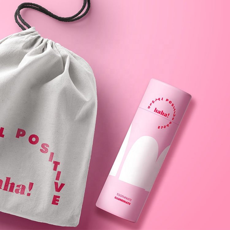 Eco Friendly Biodegradable Kraft Craft Cosmetics Round Paper Jar Canister Custom Cylinder Cardboard Tube Packaging For Lip Balm