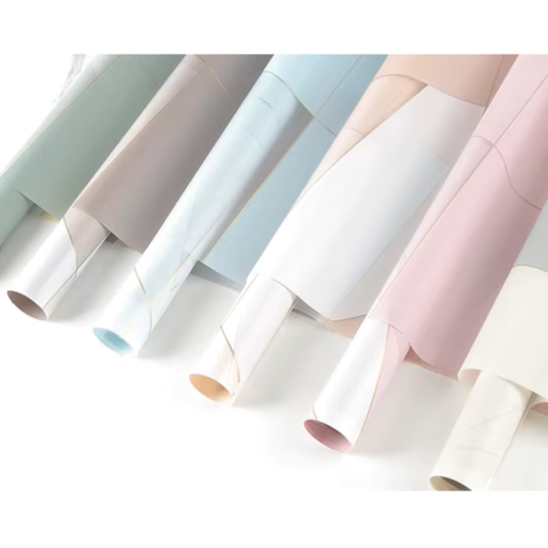 Tondo New Unique Printed Magnetic Line Floral Wrapping Paper Waterproof Packaging Paper