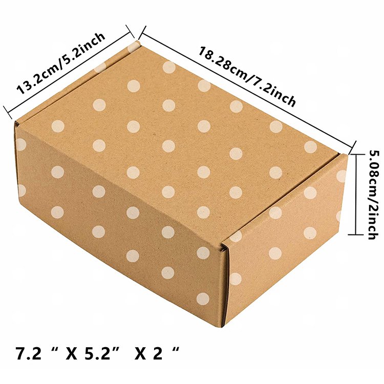Wholesale Custom Logo Printed Kraft Paper Folding Corrugated Shipping Mailer Packaging Boxes