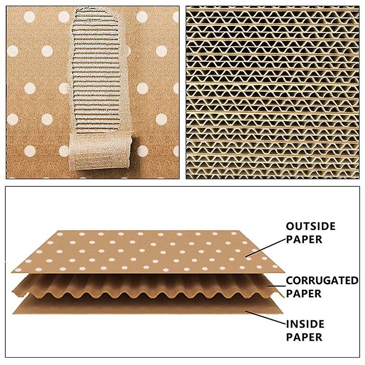 Wholesale Custom Logo Printed Kraft Paper Folding Corrugated Shipping Mailer Packaging Boxes