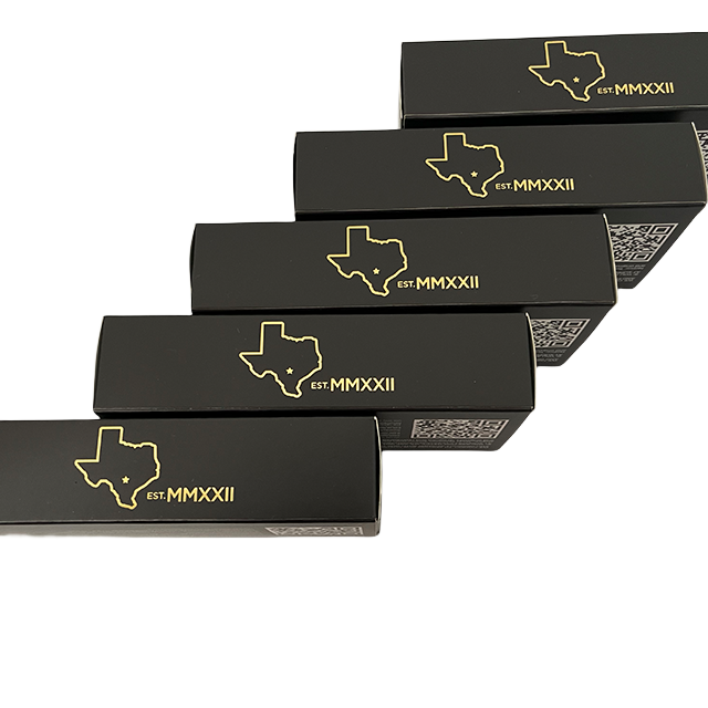 Custom Gold Stamping 9mm Ammunition Boxes Paper Packaging For Self Defense