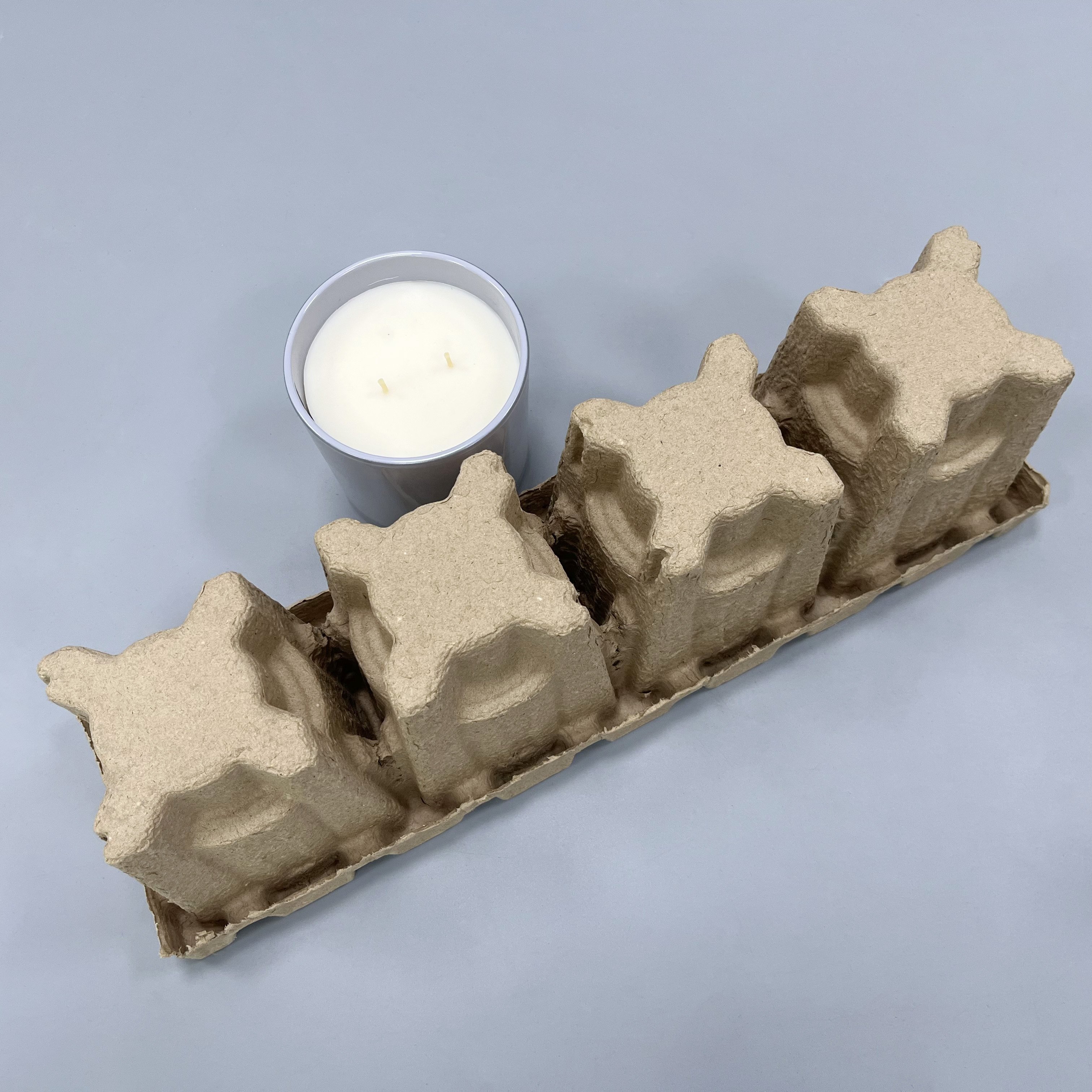 Packaging box Tray recycled eco friendly Shape OEM mold made Biodegradable Pulp Paper Inner pulp insert