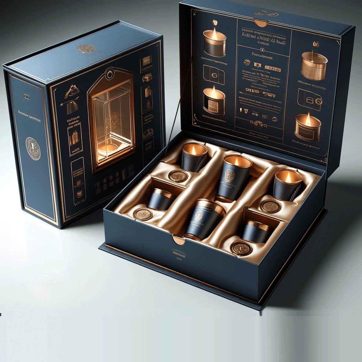 craft custom luxury boutique gift boxes rigid paperboard flip packaging eco friendly tool shavers magnetic package paper box