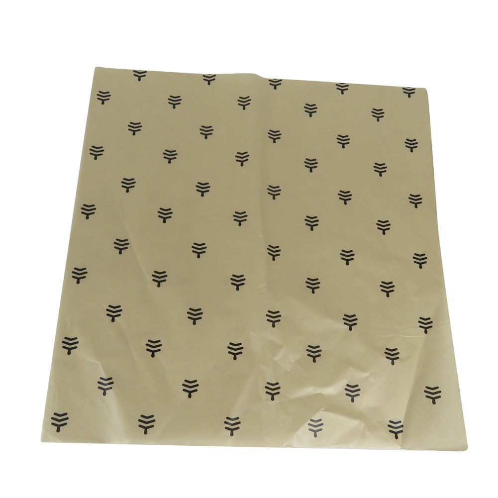 Custom Tissue Wrapping Paper Color Decorative Tissue Soy Ink Printing Logo Safe Non-toxic Wax Paper