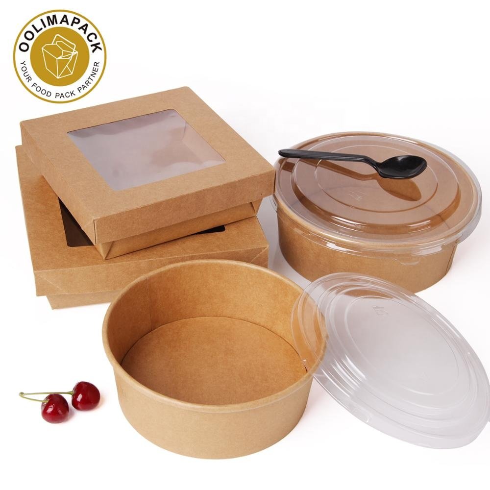 Emballage eco friendly custom food grade paper fast food packaging