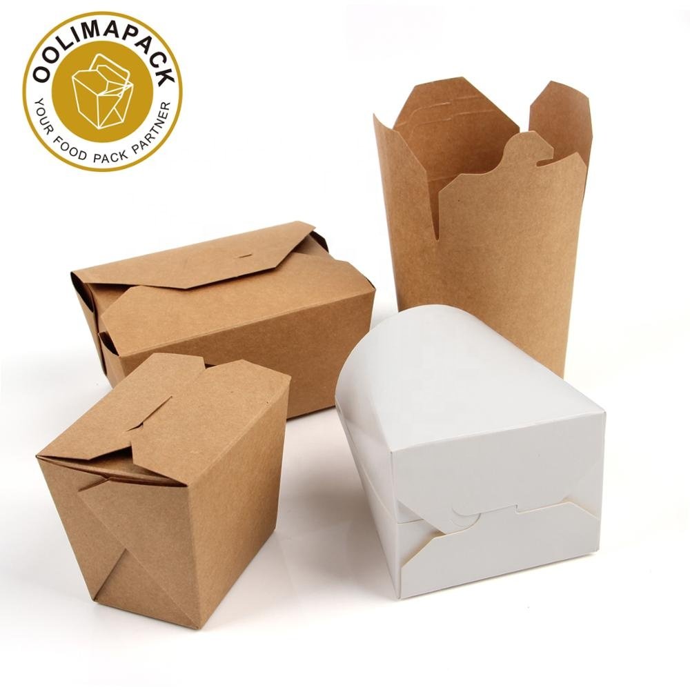 Emballage eco friendly custom food grade paper fast food packaging