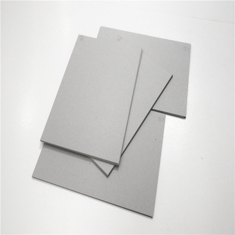 Premium Quality 500 Gsm 600 Gsm Grey Board Thin paper Board Custom Size Recycled Materials