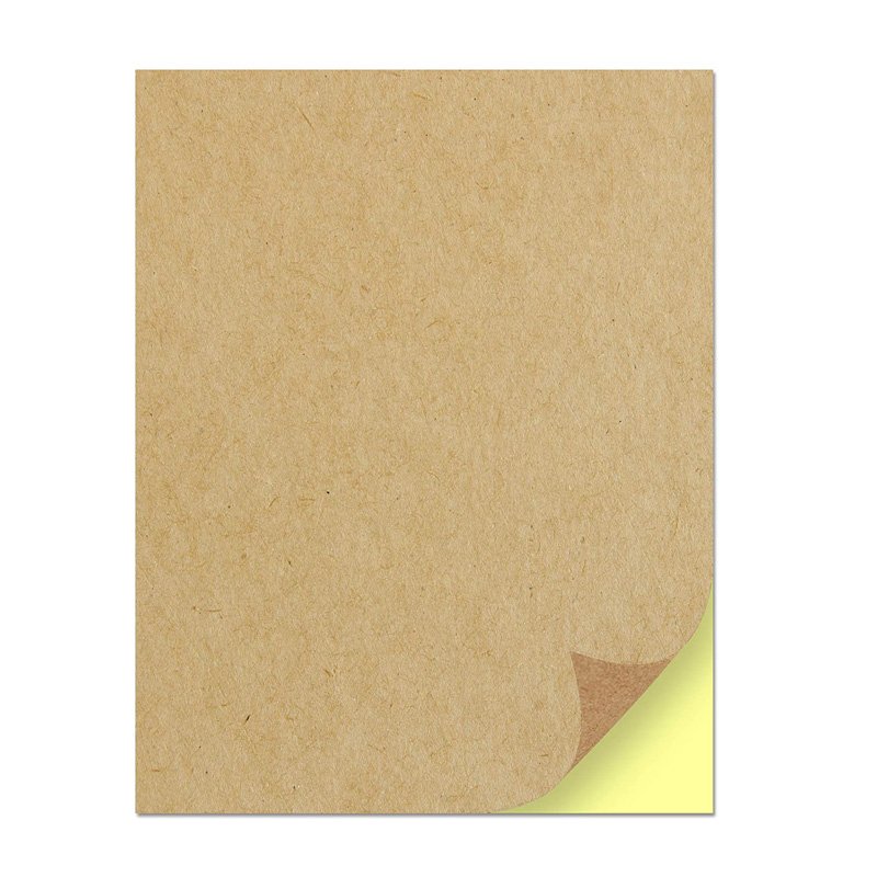 Custom blank kraft stickers paper tags label A4 sticker paper 8.5x11'' 29.7*21cm