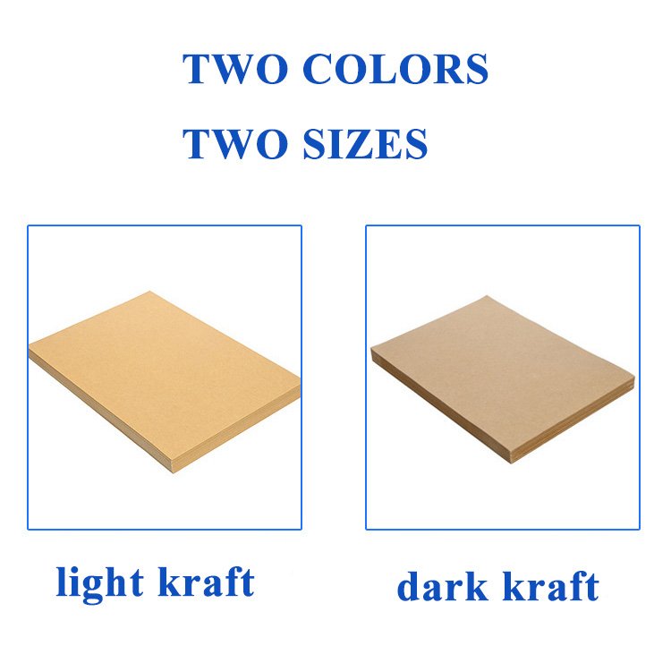 Custom blank kraft stickers paper tags label A4 sticker paper 8.5x11'' 29.7*21cm