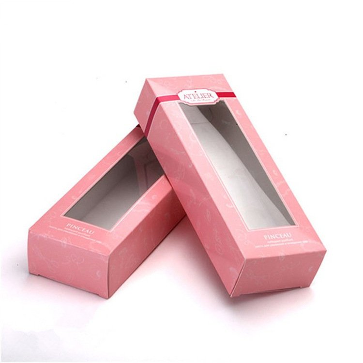Custom Printing Underwear Box Packaging Hologram Paper Boxes With PVC Window