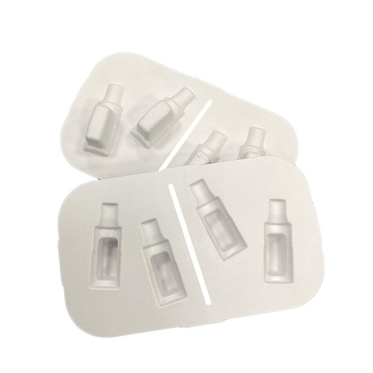 Eco Friendly Sugarcane Bagasse Paper Molded Fiber Mold Box Tray Packaging Molding Product Pulp Insert