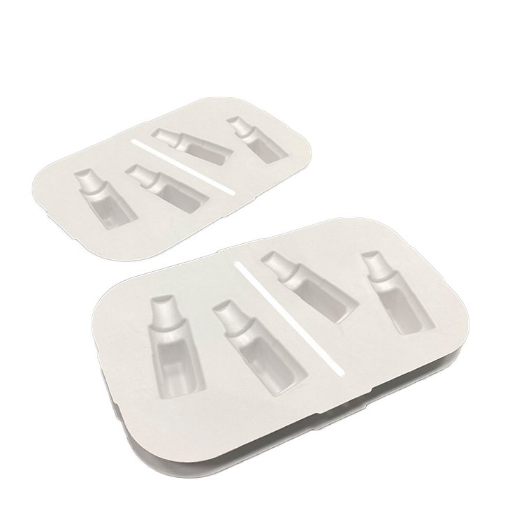 Eco Friendly Sugarcane Bagasse Paper Molded Fiber Mold Box Tray Packaging Molding Product Pulp Insert