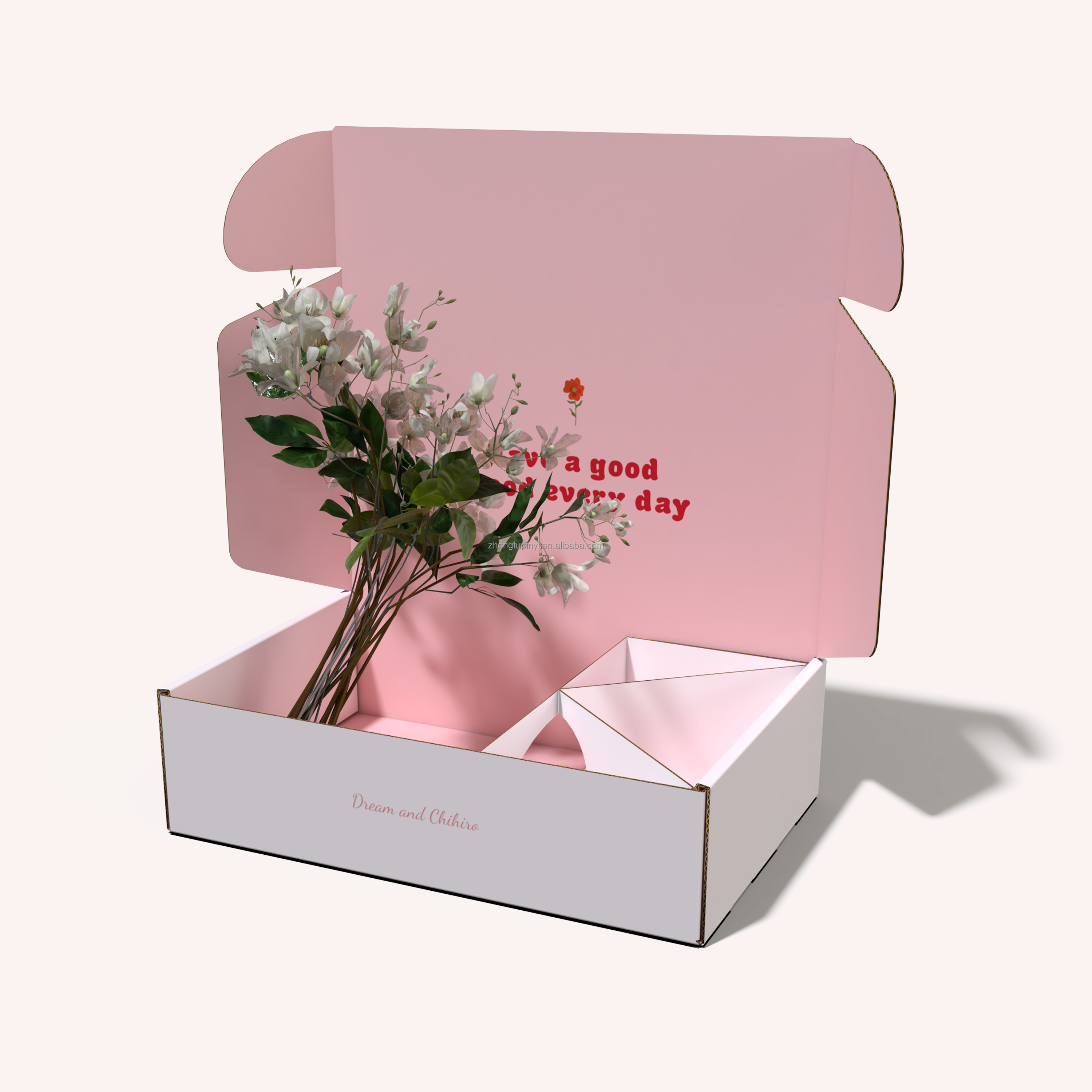 Custom Packaging Paper Luxury Flower Hat Gift Boxes Wholesale I Love You Roses Paper Box For Packaging Flowers