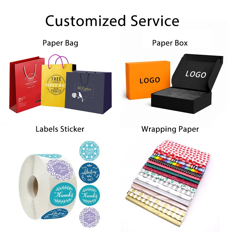 Nicro Custom Company Brand Prtingting Logo High Quality Packaging Gift Wrapping Paper Colorful Packing Wrapping Tissue Paper