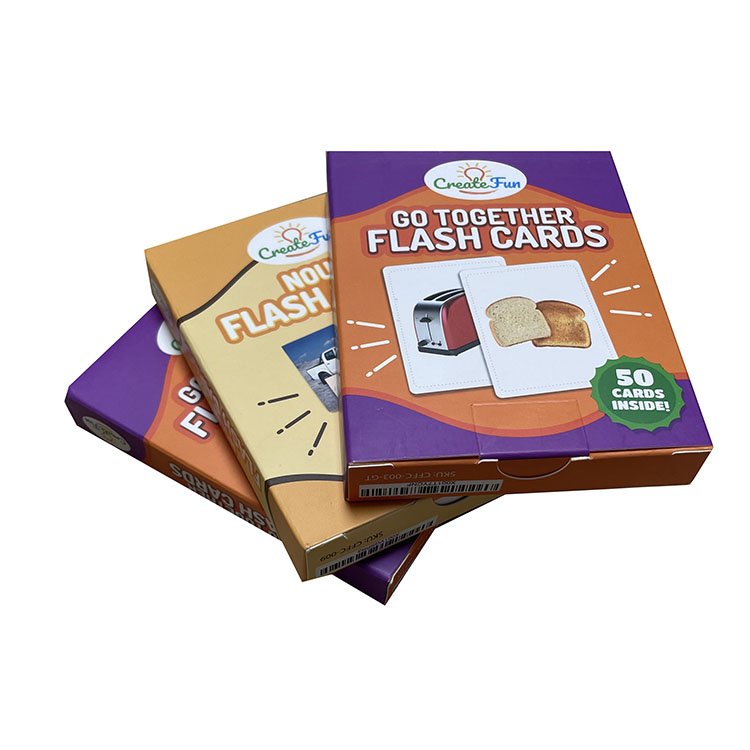 Customized Printing Early Learning Educational Paper Flash Cards