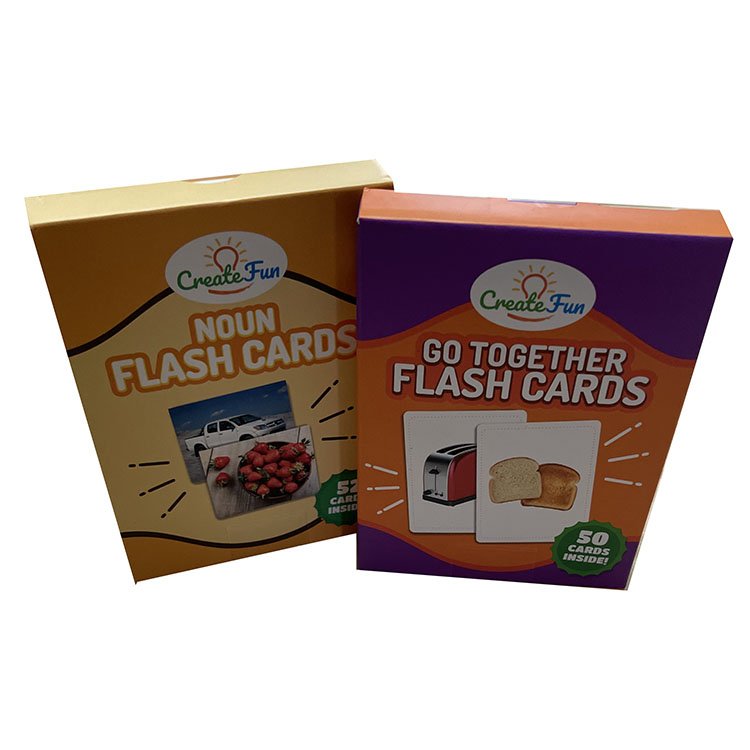 Customized Printing Early Learning Educational Paper Flash Cards