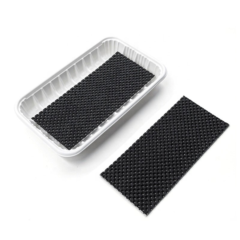 Frozen Chicken Meat Packing Tray With Absorbent Pads Disposable Food Grade Packaging Blood Absorbent Pad Meat