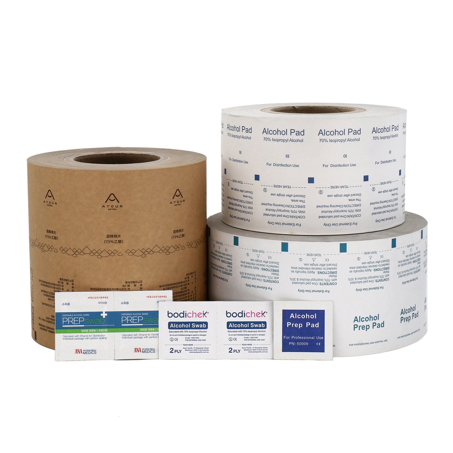 PE Coated paper For Sugar Salt Pepper With Logo Printed 45 Gsm Pe Coating paper Pe Coated Sugar Sachet Packing paper