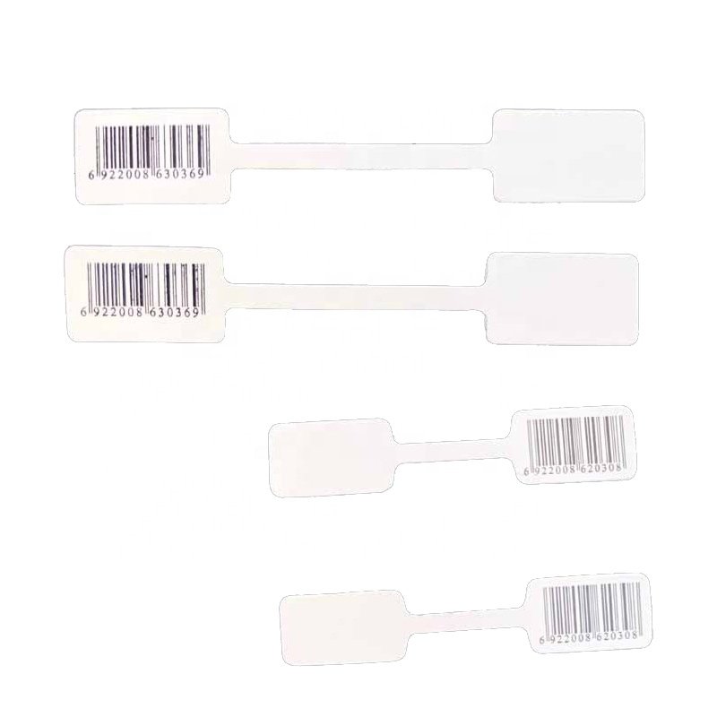 China Factory Jewlery Price Tag Pendurar White Jewelry Brand Price Tag with String Small Labels for Jewellery