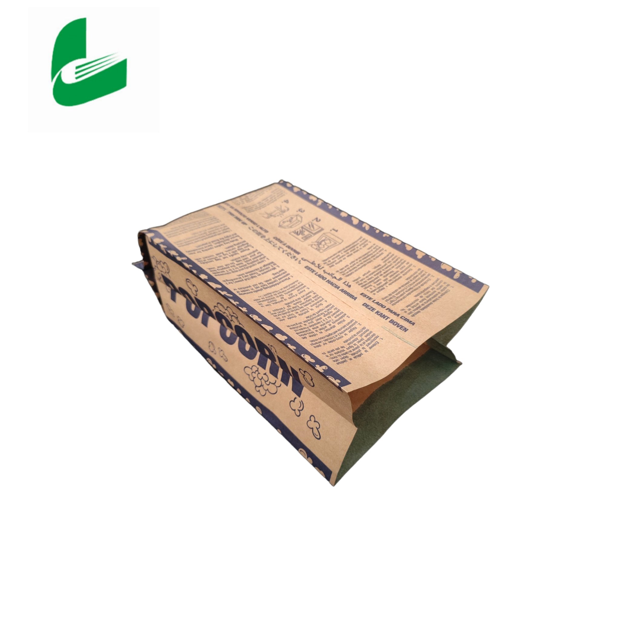 Sandwich Cookies Paper Sweet Sugar Free Microwave Popcorn Packaging Paper Bags