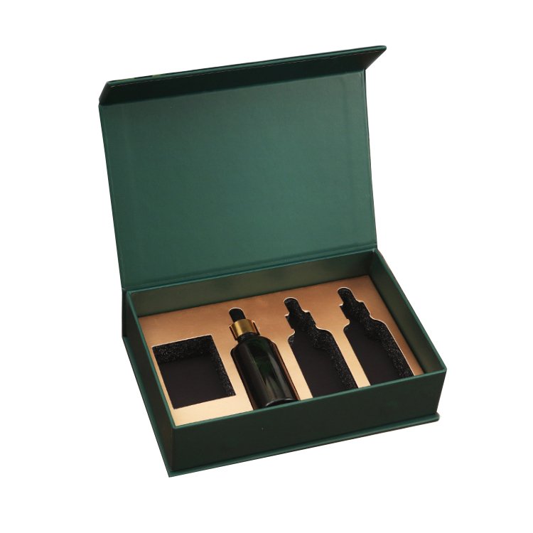 Custom Magnetic Closure Recycle Rigid Cardboard Packaging Paper Box For Cosmetic Jars