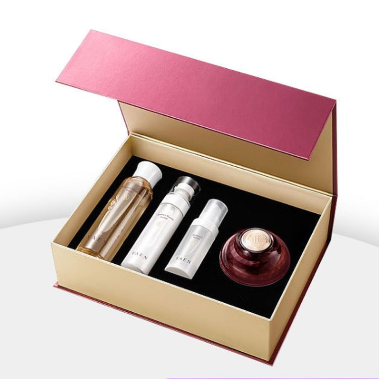 Custom Magnetic Closure Recycle Rigid Cardboard Packaging Paper Box For Cosmetic Jars