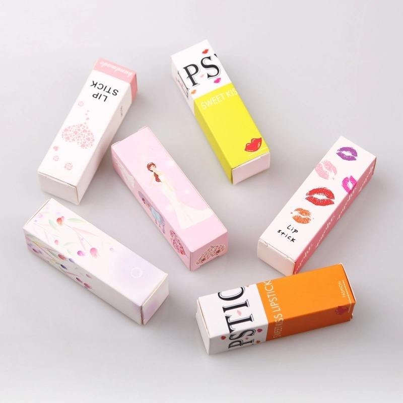 Custom Lip Gloss Packaging Box Handmade lipstick Gift box luxury Small makeup lipstick box with window